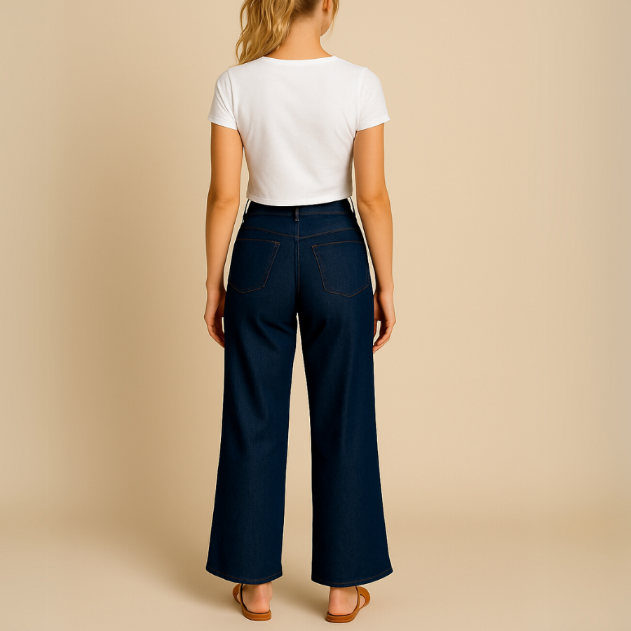Harper Wide Leg Jeans - PDF Sewing Pattern