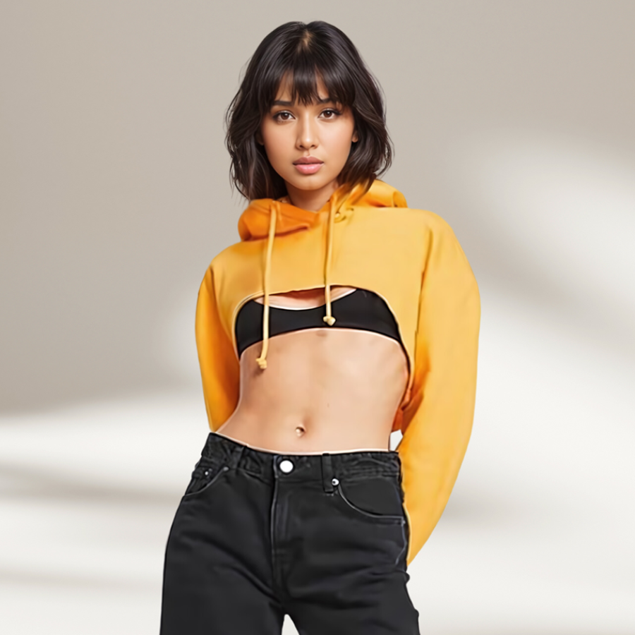 Cropped Hoodie - PDF Sewing Pattern