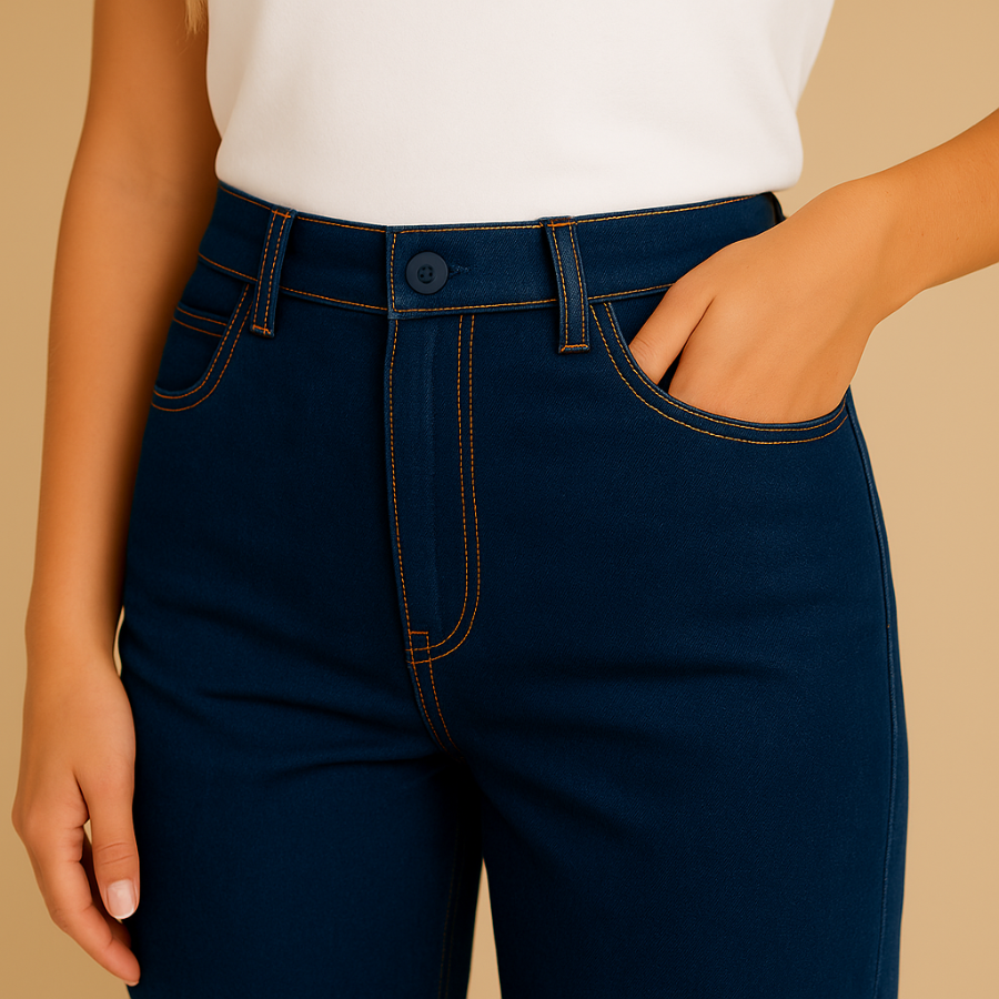 Harper Wide Leg Jeans - PDF Sewing Pattern
