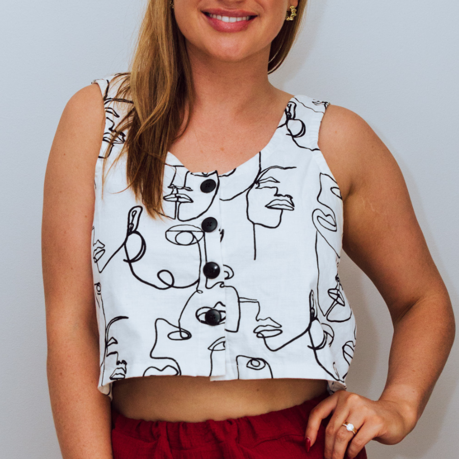 Linen Top - PDF Sewing Pattern