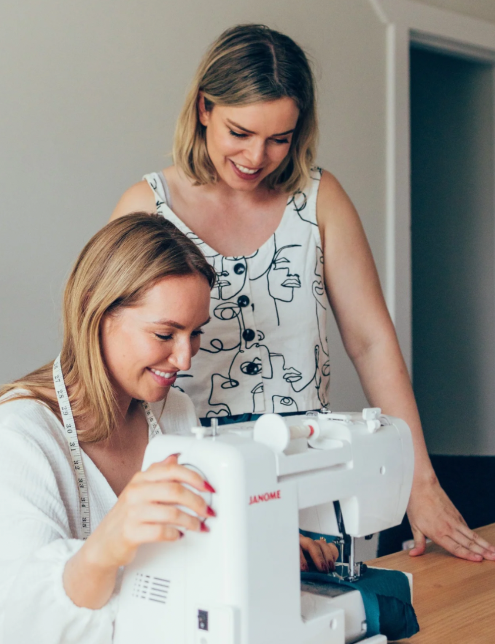 Teaching you how to sew