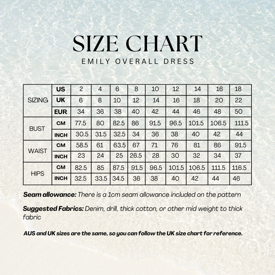 Pinafore Dress - PDF Sewing Pattern (Plus Sizes Included)
