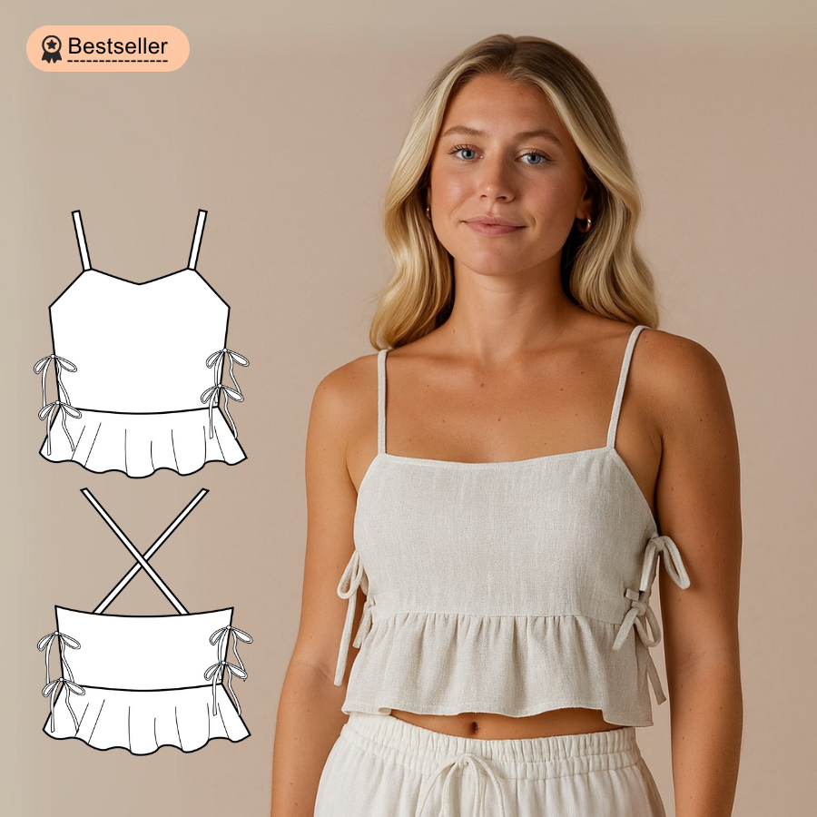 Valerie Camisole Top - PDF Sewing Pattern